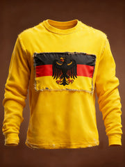 Herren-Sweatshirt mit Rundhals ausschnitt Deutschland Design