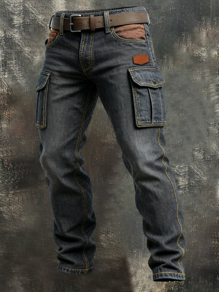 Herren Retro-Outdoor-Arbeits hosen