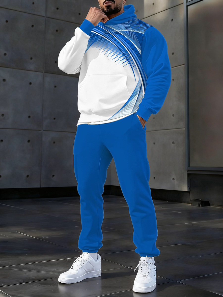Herren Casual Hoodie und Hose Set