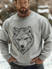 Herren Viking Wolf Sweatshirt