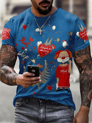 Herren Cologne Carnival Lässige kurze Ärmel T-Shirt