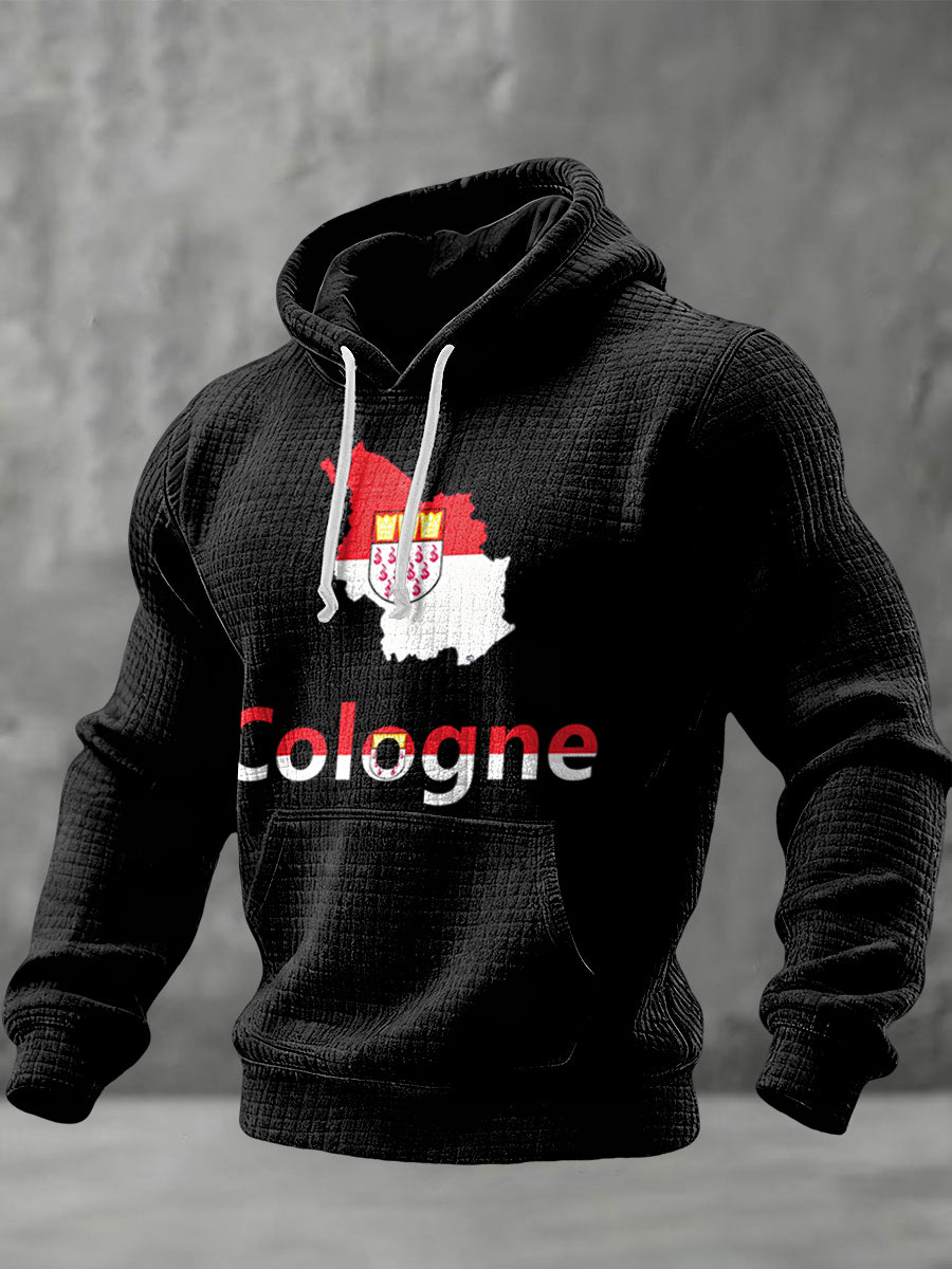 Männer Deutschland Köln Print Hoodie