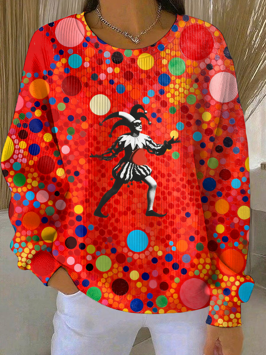 Frauen Deutschland Köln Karneval Print Casual Sweatshirt