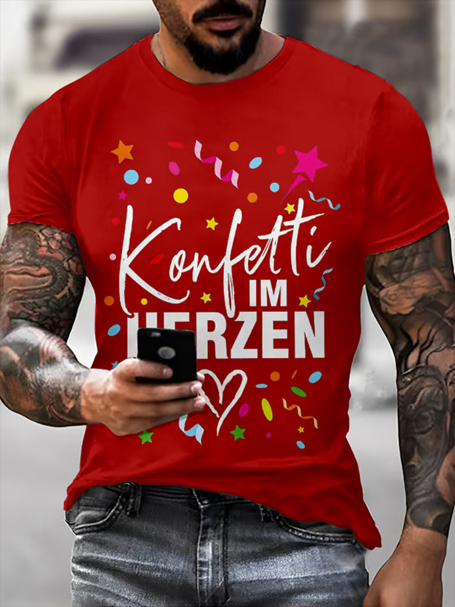 Herren-T-Shirt mit Kölner Karnevals druck