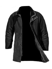 Herren Retro Plüsch Freizeit jacke