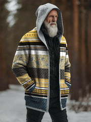 Männer Strickjacke im ethnischen Stil