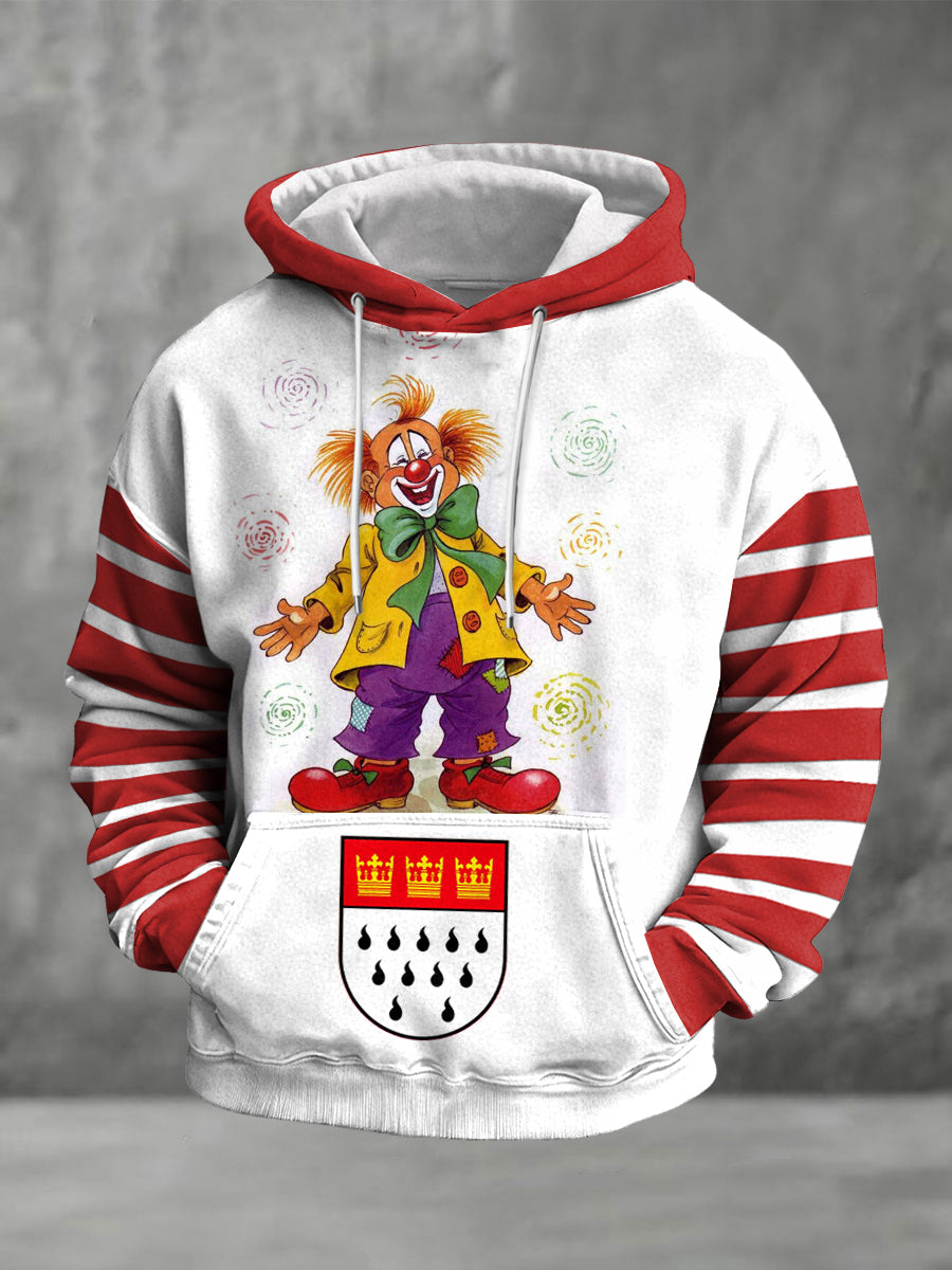 Herren Kölner Karneval Übergroßer Hoodie