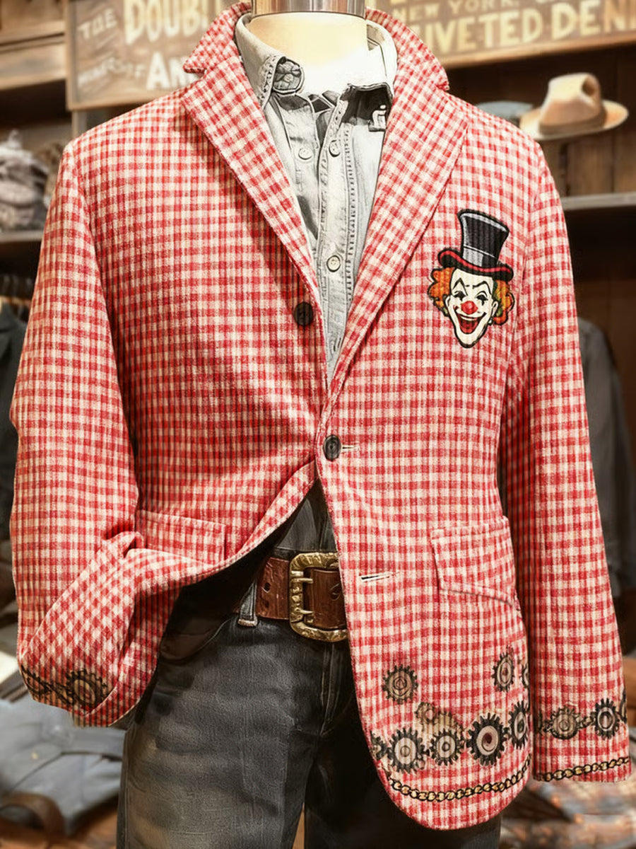 Herren Cologne Carnival Print Casual Anzüge