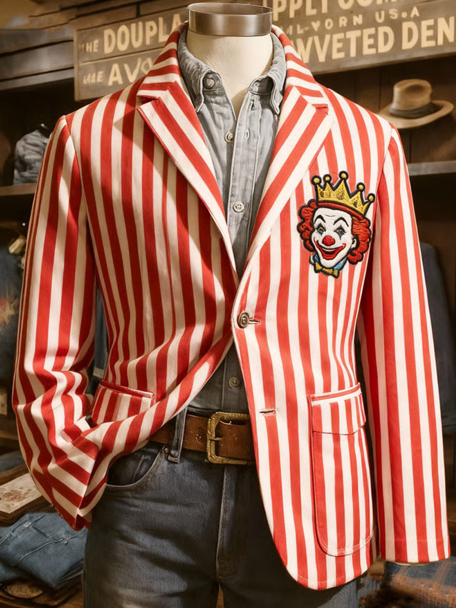 Herren Cologne Carnival Print Casual Anzüge