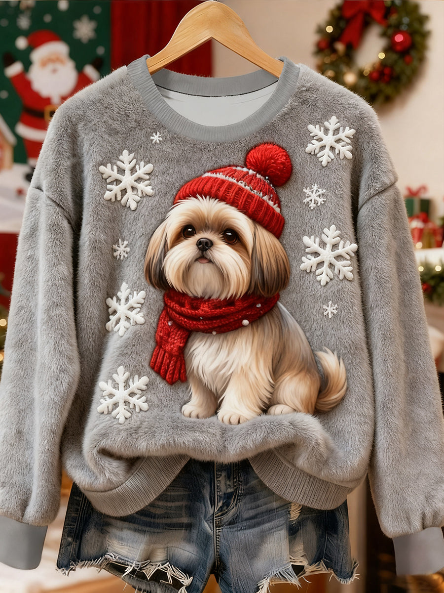 Damen-Flanell-Hoodie