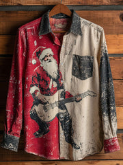 Herren Bass Santa Claus Retro Shirts