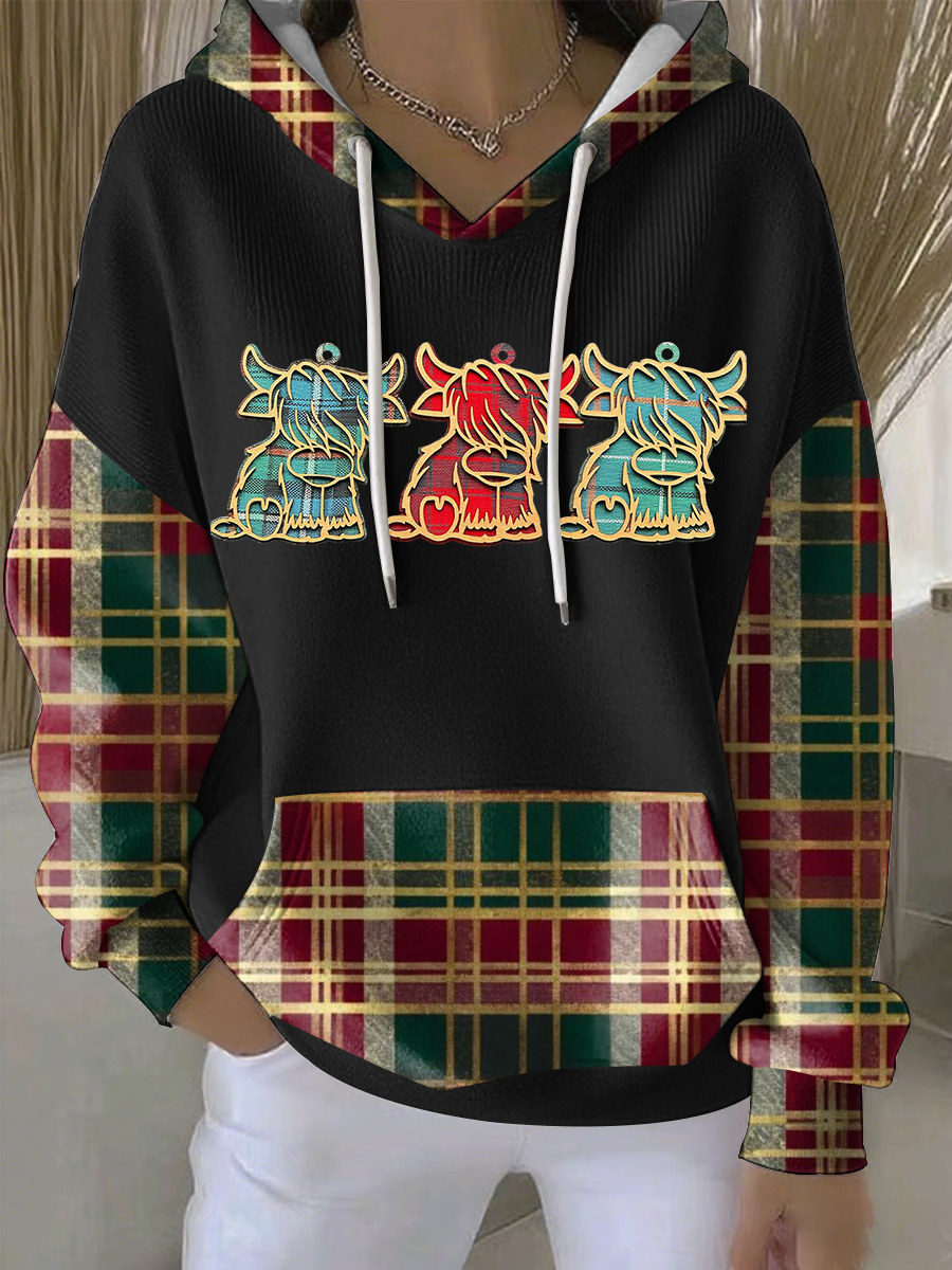 Frauen Highland Kuh Hoodie