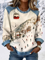 Sweatshirts für Frauen Skifahren