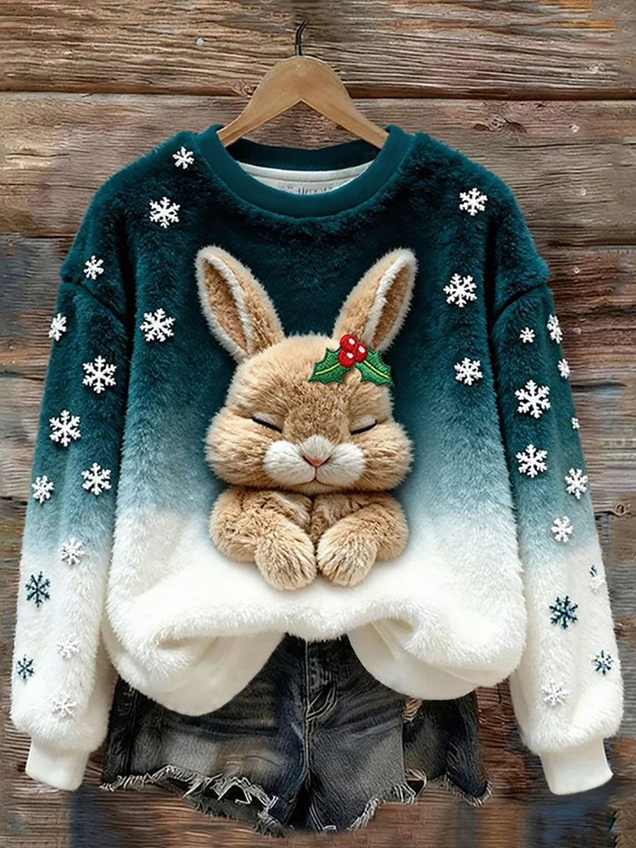 Damen-Tier kunstdruck Casual Top