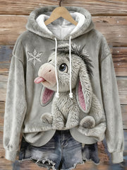 Damen-Tier kunstdruck Casual Top