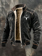 Herren Vintage Western Composite Fleece Jacke