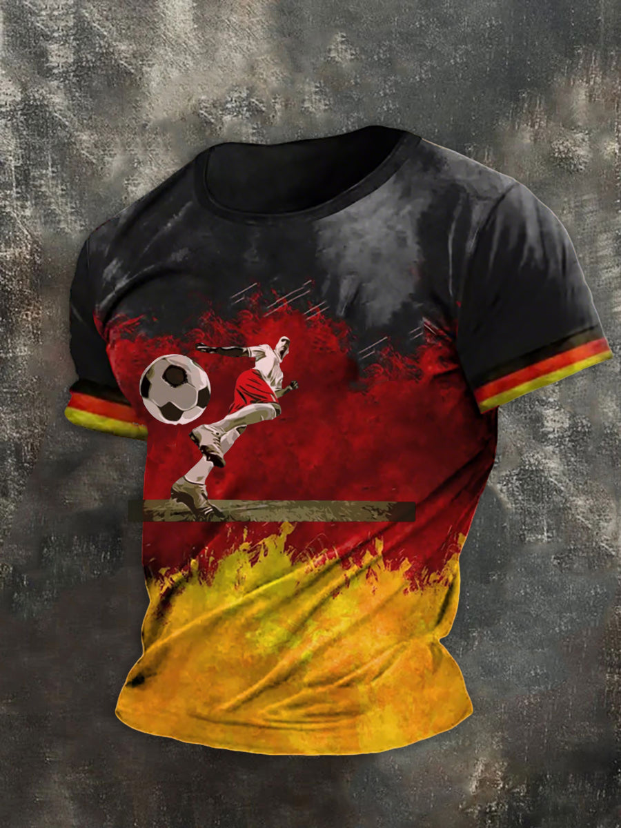 Bedrucktes T-Shirt der Männer der deutschen Weltmeister schaft 2026