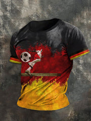 Bedrucktes T-Shirt der Männer der deutschen Weltmeister schaft 2026