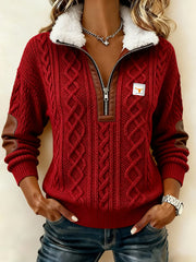 Lässiges Langarm-Top für Damen