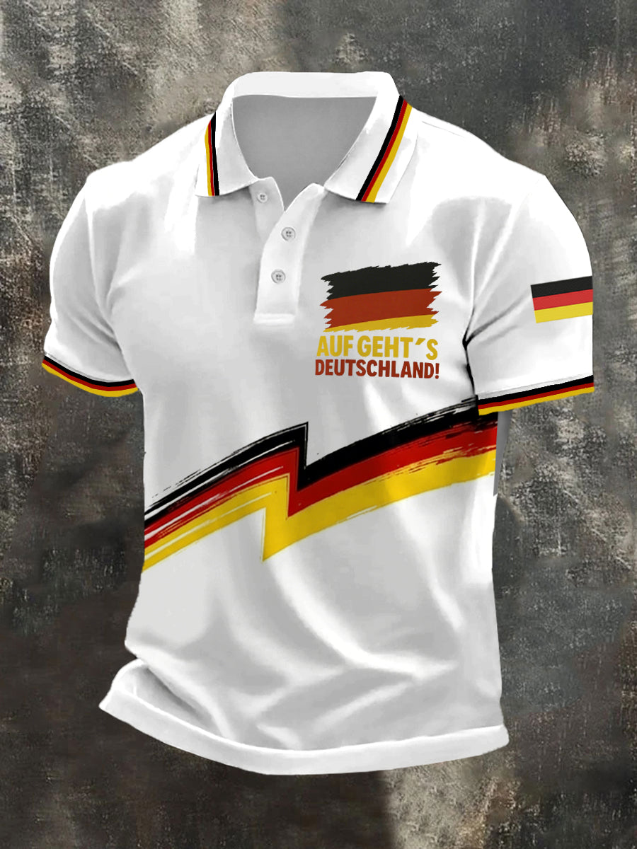 Herren Deutschland 2026 Fußball mannschaft Unterstützer Print Shirt
