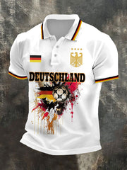 Herren Deutschland 2026 Fußball mannschaft Unterstützer Print Shirt