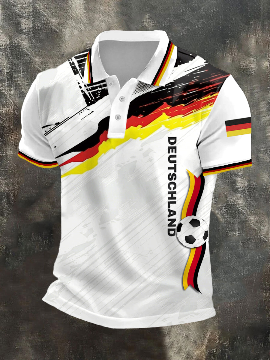 Herren Deutschland 2026 Fußball mannschaft Unterstützer Print Shirt