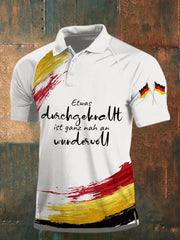 Men's Etwas Durchgeknallt Print Polo Shirt