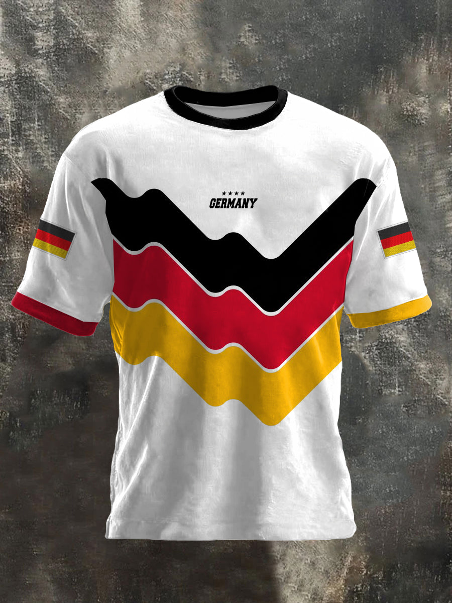 Männer Deutschland 2026 Fußball mannschaft Unterstützer Print T-Shirt