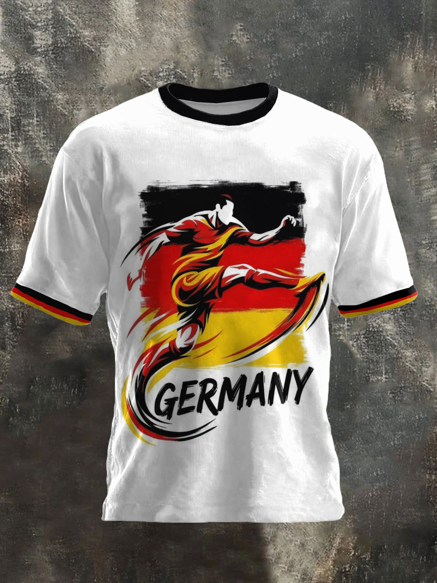 Männer Deutschland 2026 Fußball mannschaft Unterstützer Print T-Shirt