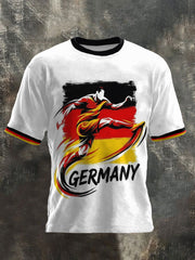 Männer Deutschland 2026 Fußball mannschaft Unterstützer Print T-Shirt