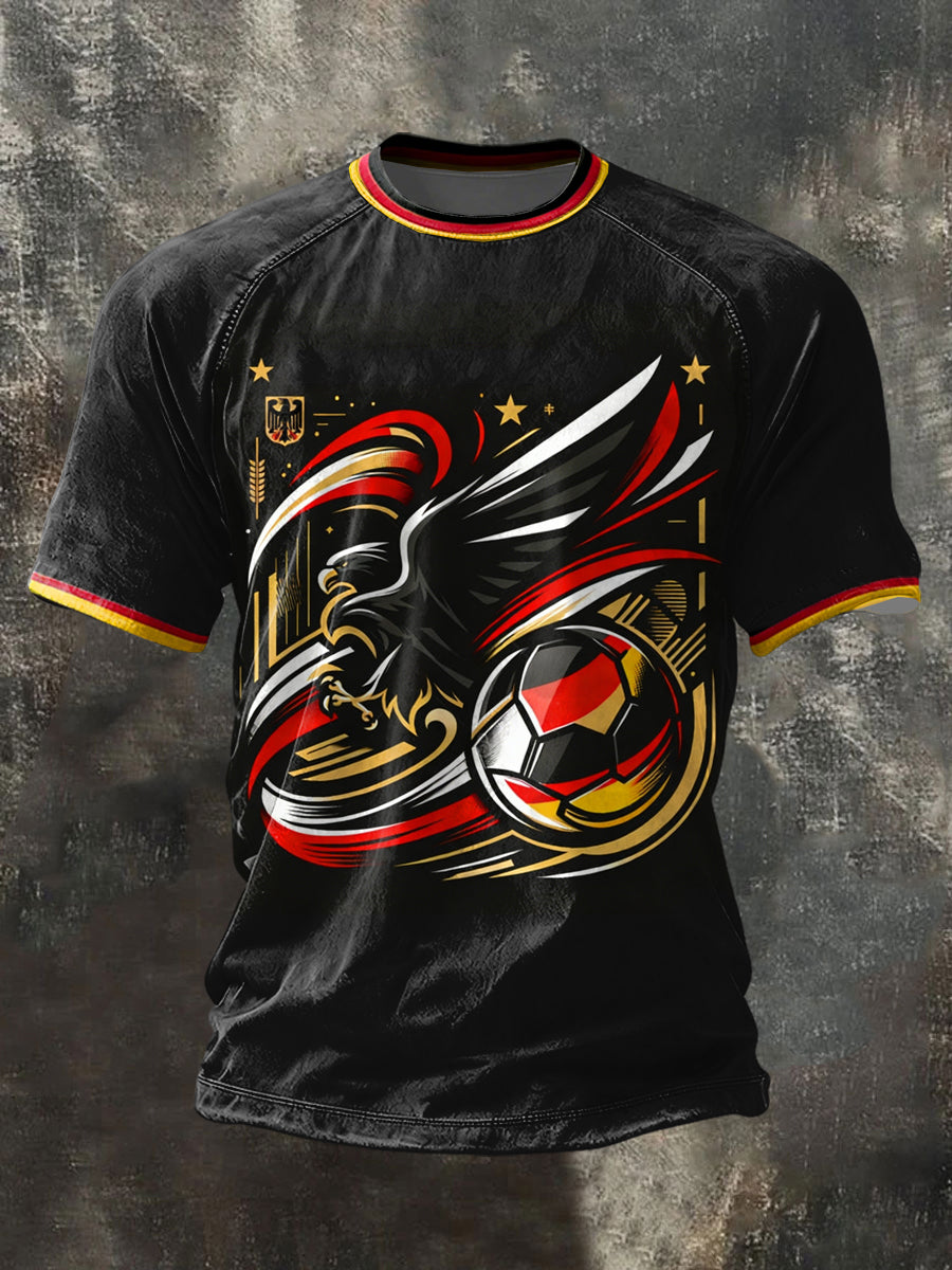 Männer Deutschland 2026 Fußball mannschaft Unterstützer Print T-Shirt