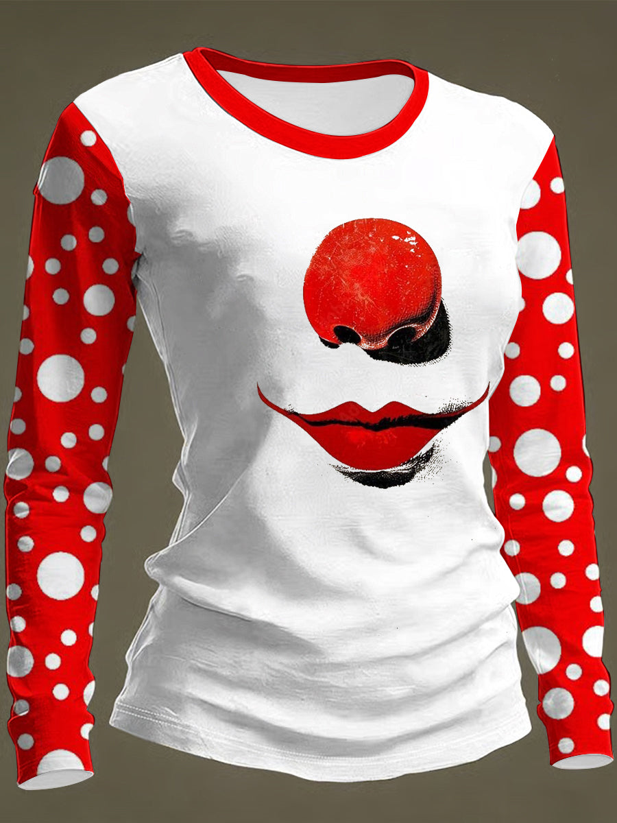 Frauen Deutschland Köln Karneval Print lässig Langarm T-Shirt