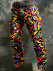 Herren Kölner Karneval Retro Business Style Freizeit hose