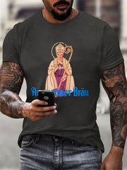Herren-Bierliebhaber-München-Oktoberfest-Print-T-Shirt