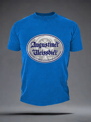 Herren-Bierliebhaber-T-Shirt mit kurzen Ärmeln