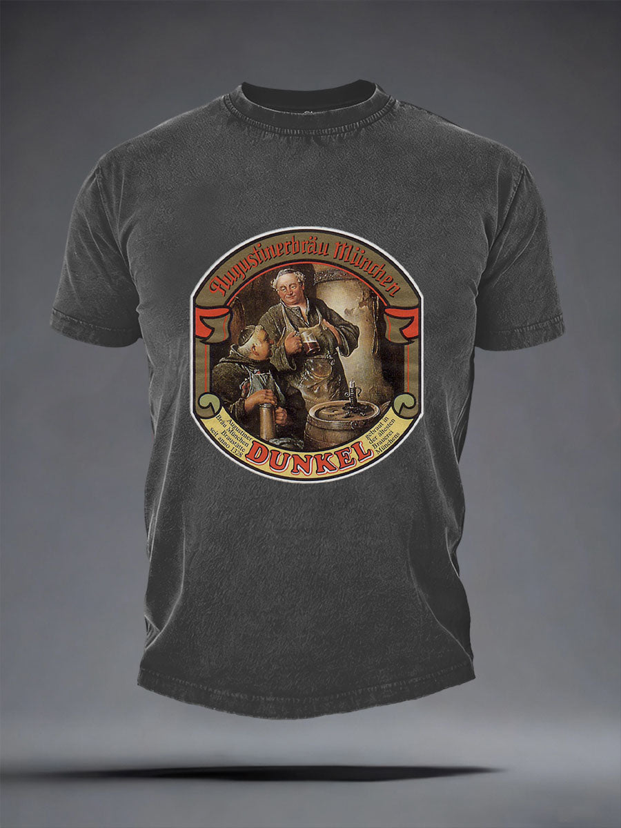 Herren Bier Liebhaber kurze Ärmel T-Shirt