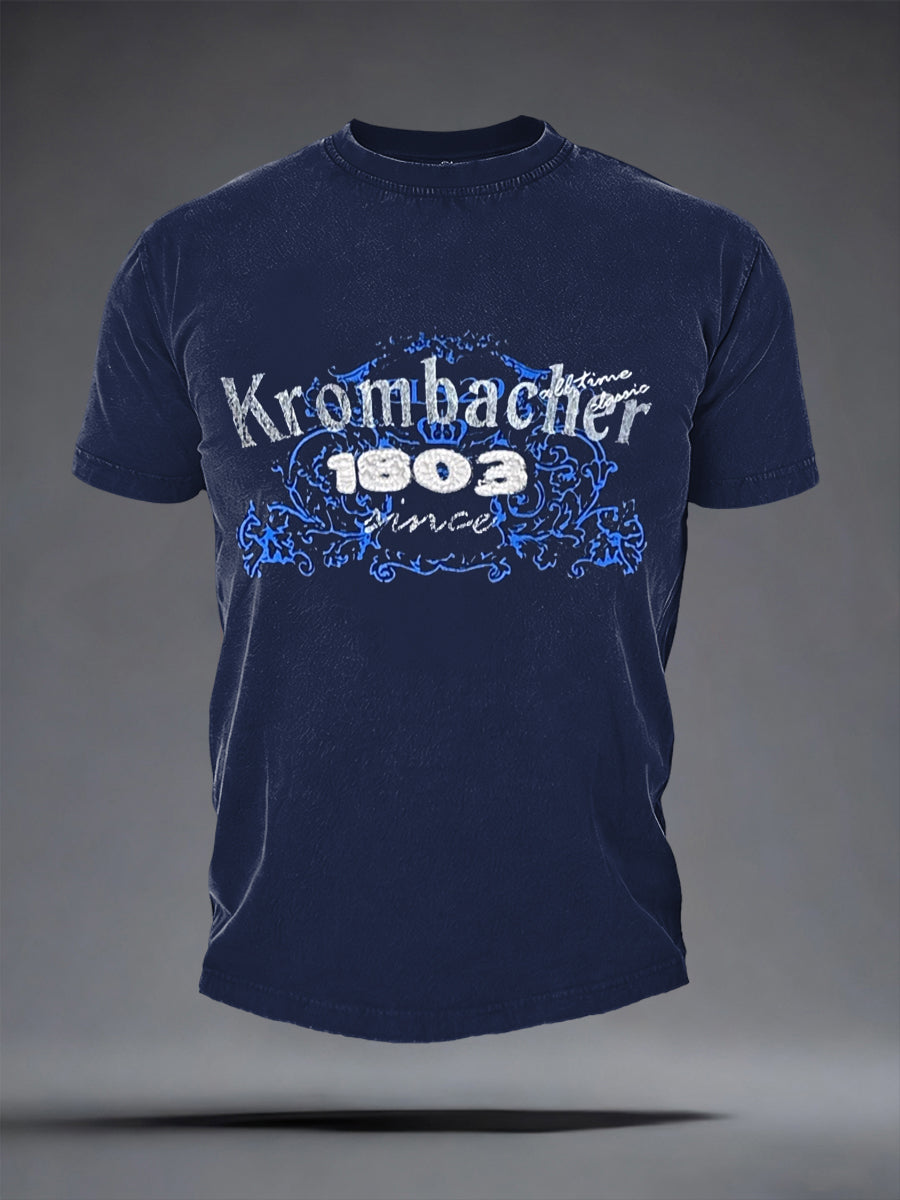 Herren-Bierliebhaber-T-Shirt mit kurzen Ärmeln