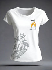 Frauen-T-Shirt für Bierliebhaber mit kurzen Ärmeln