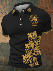 Herren-Shirt Sicilia Trinacria