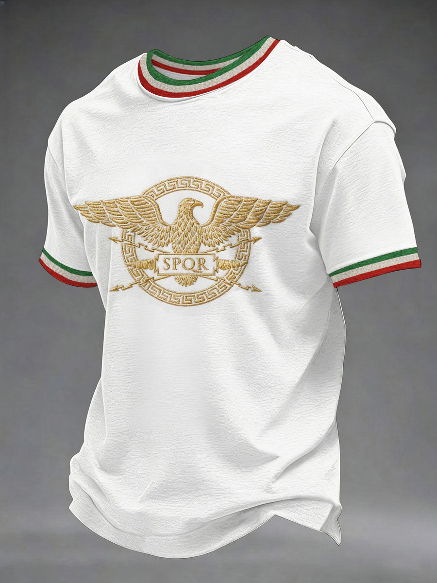 Herren-T-Shirt mit italienischem Druck