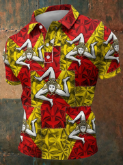 Herren-Shirt Sicilia Trinacria
