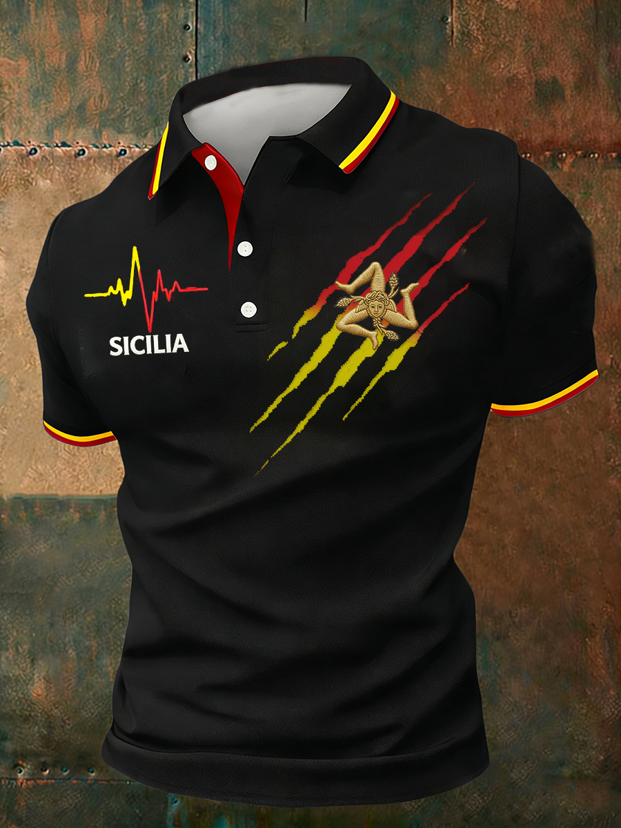 Männer Sicilia Trina cria Polo-Shirt
