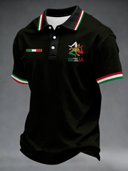 Herren-Shirt Sicilia Trinacria