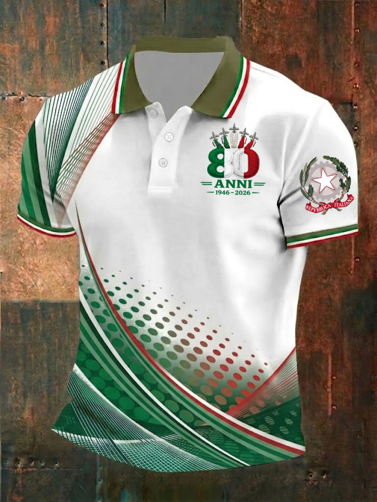Herren-Festa-della-Repubblica-Repvbblica-Italiana-Printhemd