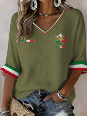 Frauen Sicilia Trina cria Baumwoll-Linie Top