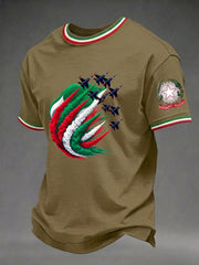 Herren-Festa-Della-Repubblica-Repvbblica-Italiana-Print-T-Shirt
