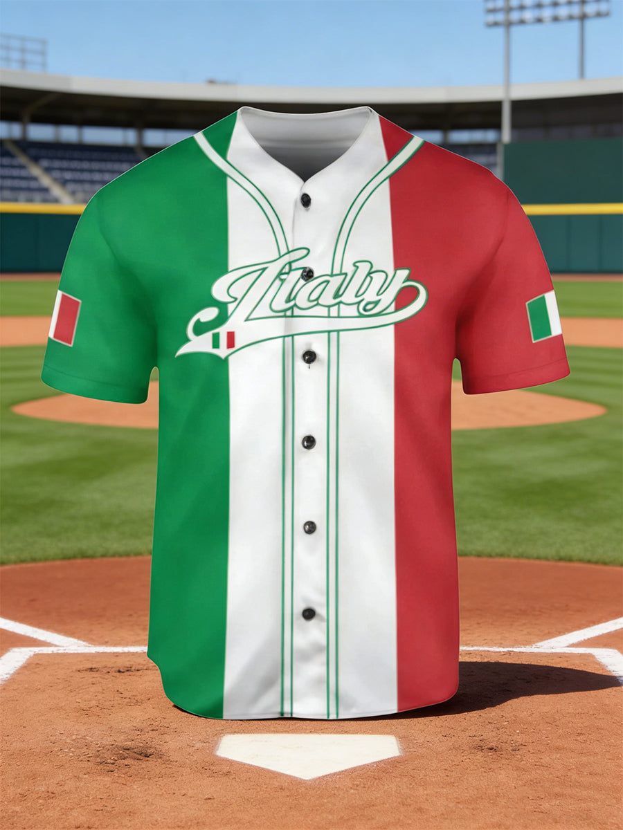 Italienisches Baseball-Shirt für Herren