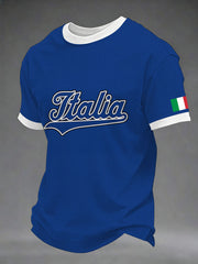 Italienisches Baseball-T-Shirt für Männer